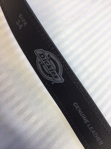 Cinturón para hombre Dickies ""TODO CUERO GENUINO"" Costura 1,5" Talla 34 - Imagen 4 de 5