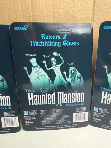 Super 7 ReAction Disney Haunted Mansion Hitchhiking Ghosts Phineas ,Gus, Ezra - Picture 12 of 13