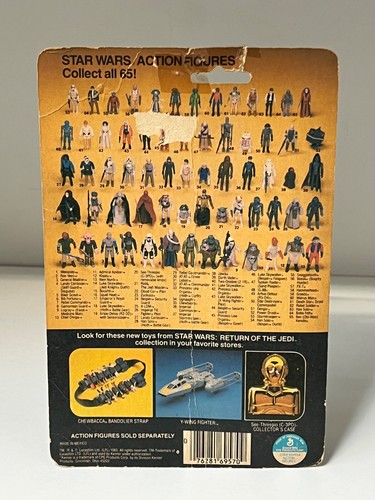 Kenner Star Wars ROTJ return of the Jedi Darth Vader 65 Back MOSC Wear cardback - Bild 20 von 24
