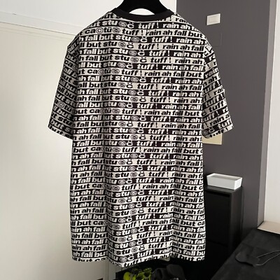 XL【在庫あり】STUSSY CPFM JACQUARD CREW SWAET Stussy x CPFM Cactus Jacquard Crew T-shirt Black / White
