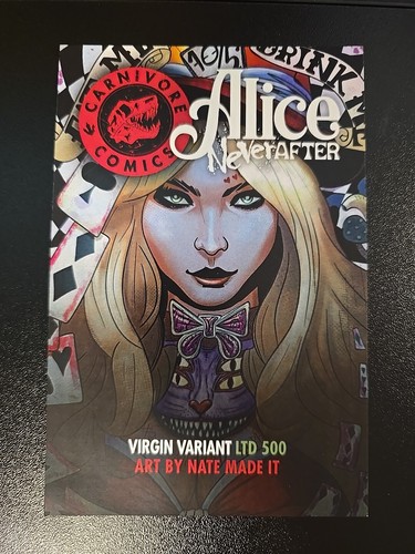 Alice Never After #1 Sugar Skull Remark & Signed by NateMadeIt Ltd 500 w/COA 🔥 - Picture 5 of 7