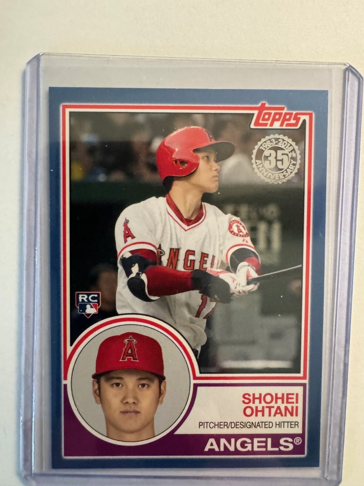2018 Topps - 1983 Topps Design Rookies BLUE #83-1 Shohei Ohtani (RC)