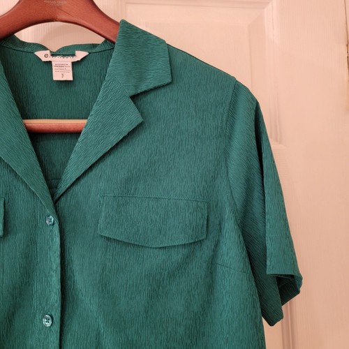 Athleta Top Size Small Green Echo Short Sleeve Ribbed Breathable NWT NEW $99 - Picture 4 of 9
