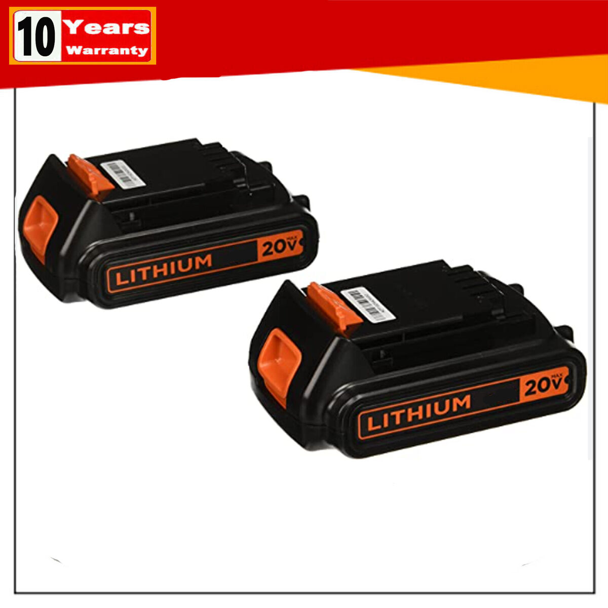 2Pack 20V 3.0Ah Lithium ion Battery for BLACK DECKER 20 Volt LBXR20 LBX20 LB20 eBay