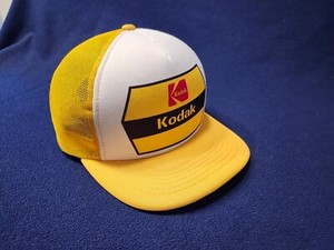 【KODAK】VINTAGE BLUE WASHING BALL CAP TXT Beomgyu Worn] Kodak Vintage Blue Washing Ball Cap