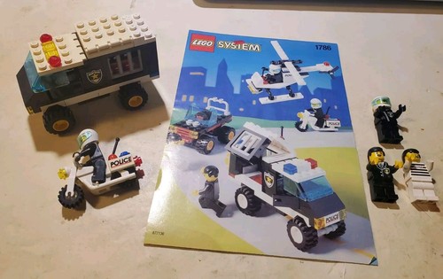 LEGO 1786 Town: Jailbreak Joe Incomplete w/ Manual, with minifigure motorcycle