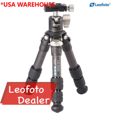 【新品】Leofoto LS-223C+LH-25R Leofoto LS-223C Tripod + LH-25 Ball Head Mini Professional