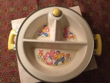 Vintage EXCELLO - Original Box-Warming Baby Dish Dutch Children With Plug