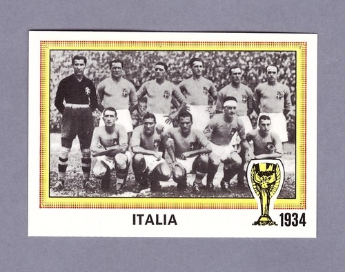 ITALIA 1934 Figurine Panini WORLD CUP STORY OTTIMA Sticker NEW MINT!