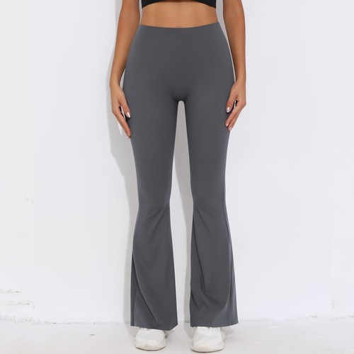 Scrunch Butt Gym Flare Leggings Sexy V Waist Push Up Leggings Women Fiteness - Picture 4 of 68