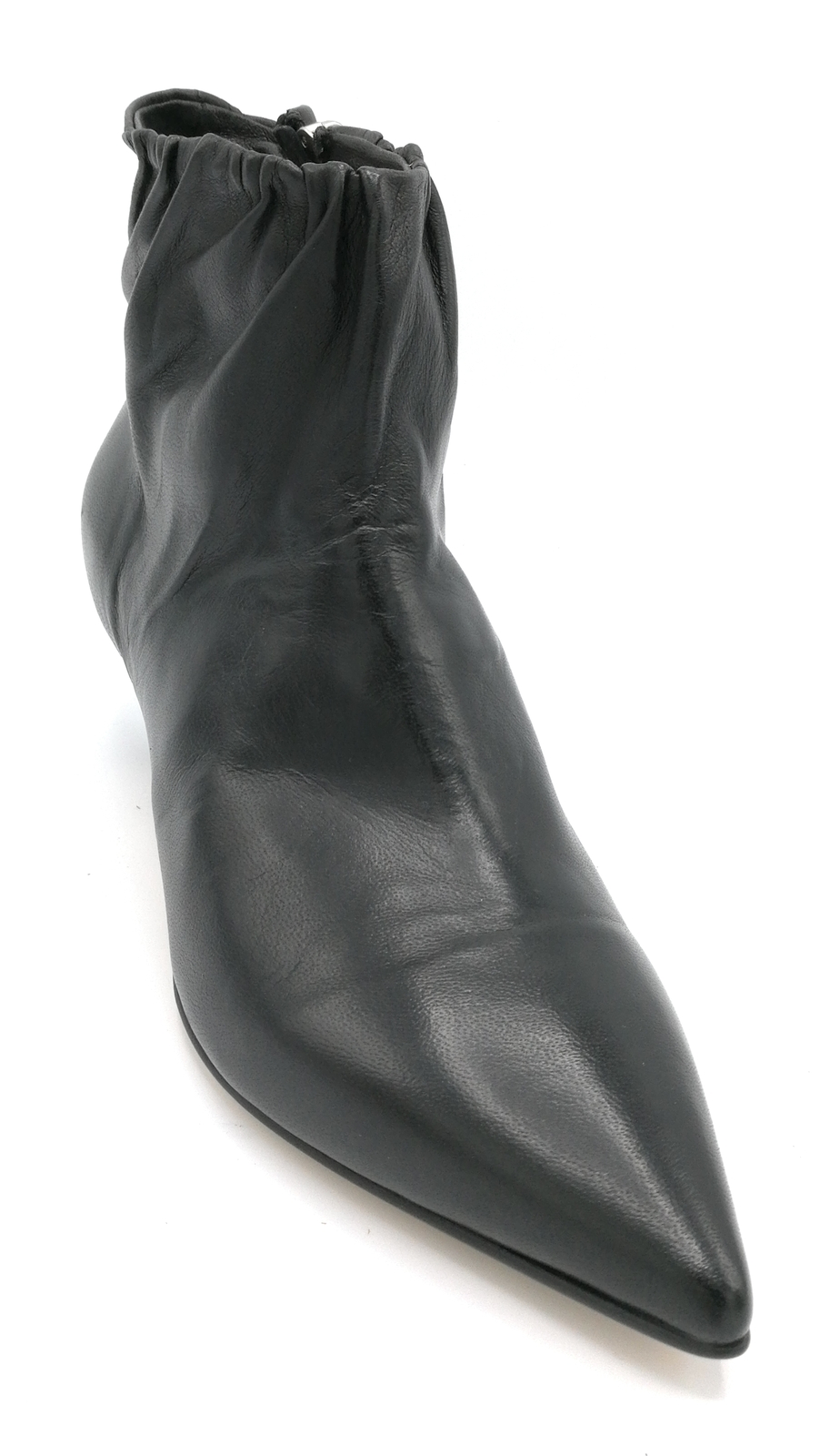Pomme D'or 4432 4432 4432 stivaletto nappa nera arricciata cerniera tacco 4 cm c8152a Pomme D'or 4432 4432 4432 stivaletto nappa nera arricciata cerniera tacco 4 cm c8152a
