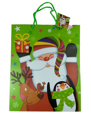 【関税&送料込】V° 73 Bags MultiColour BULK 48 x Large Christmas Gift Bags with Tags and Carry