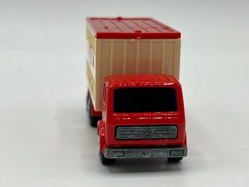 Vintage Matchbox 75 Superfast No.42e Mercedes Container Truck Boxed Very Good - Picture 4 of 15