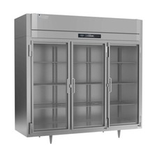 Victory RS-3D-S1-EW-G-HC 86" Three Section Wide Reach-In Refrigerator w/ 3 Gl...
