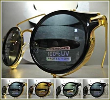 Men or Women OVERSIZE CLASSIC VINTAGE RETRO BLINDER Style SUNGLASSES Large Frame
