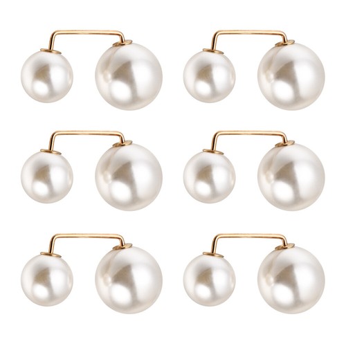 6 Pcs Brooch Fixing Buckle Dress Safety Pin Lapel Decoration - Imagen 7 de 12