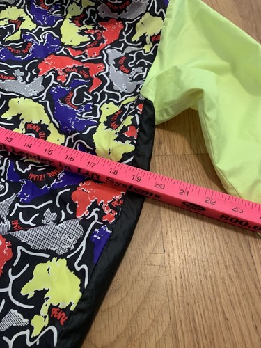 Vintage Pearl Izumi Technical Wear Cycling Jacket MEDIUM 90s Neon Road MTB - Picture 5 of 6