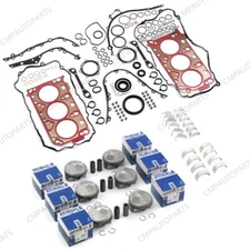 Engine Rebuild Pistons Gaskets Bearings Kit For Porsche Macan Panamera S 3.0T V6