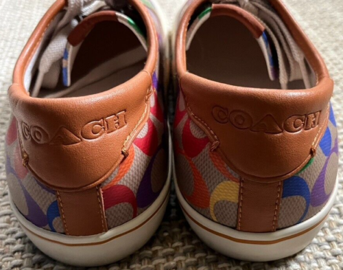Neu Coach Damen-Sneaker City-Sohle Skate Pride Collection Rainbow Signature 8,5 - Bild 7 von 13
