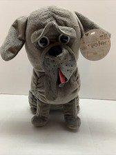 Just Play Wizarding World Harry Potter 'Fang" 12  Sit Plush Stuffed Dark Gray NWT