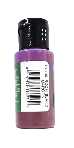 Badger Model Flex 16-199 CRI&P Rock Island Maroon 1 oz Acrylic Paint Bottle - Picture 2 of 2