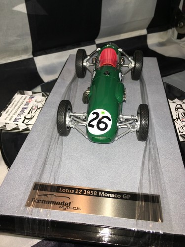 1:18 Tecnomodels TEC18164B Graham Hill (debut) Lotus 12 Climax F1 Monaco 1958 - Picture 11 of 11