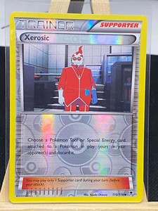 110/119 Xerosic Reverse Holo Phantom Forces XY Pokemon Card Fresh Pull