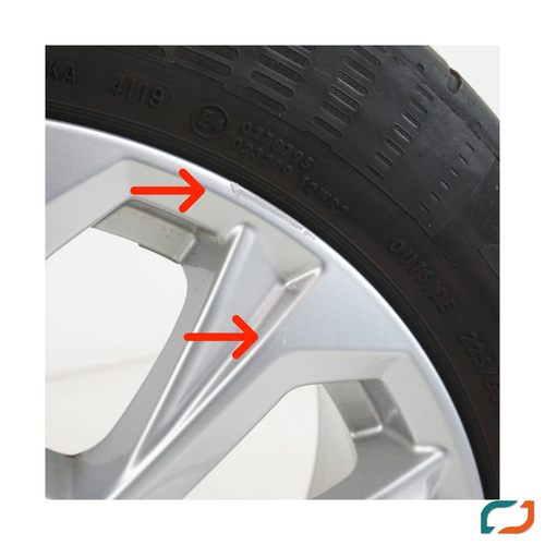 Original Audi A4 8W Sommerkompletträder Sommerräder 225/50 R17 98Y 8W0601025L - Bild 9 von 12