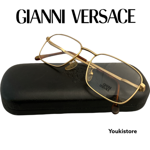 GIANNI VERSACE occhiali da vista H14 col 13M VINTAGE 90s eyeglasses Italy |  eBay