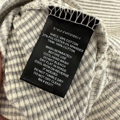 Sanctuary grau gestreiftes Häkel Henley Top Gr. M - Bild 5 von 5