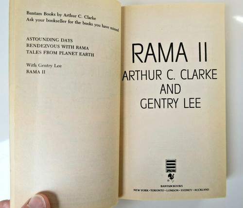 Rama: Rama II by Arthur C. Clarke and Gentry Lee, Vintage 1990 Paperback Book - Imagen 6 de 7