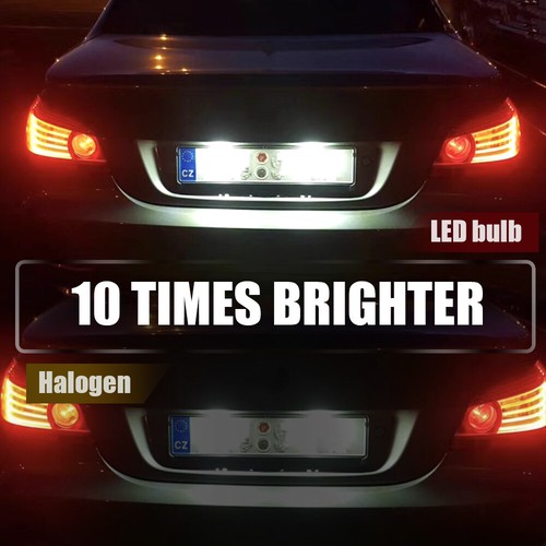 2PCs LED License Plate Lights For Audi RS4/Avant Quattro 2006-2008 Tag Lamps - Picture 8 of 10