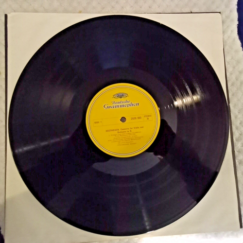 Beethoven-Violinkonzert-Zukerman,Barenboim, Chicago SO- DG postfrisch Deutsche Pressung - Bild 2 von 2
