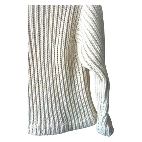 Zara Women's Alpaca Wool Jacket Zip Up Beige made Italy Size Medium turtleneck - Picture 8 of 10