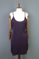 VALENTINO  Fashion Group Purple Sleeveless Strap Slip Dress Size 44