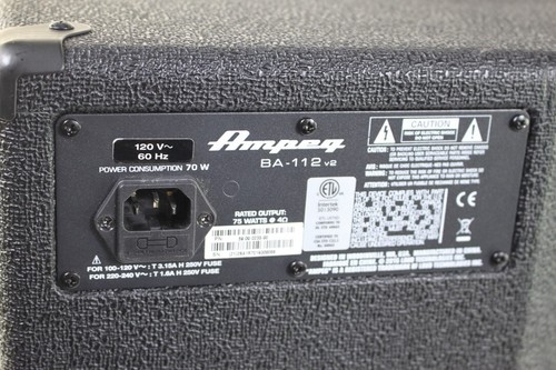 INCOMPLETE - Ampeg BA-112 Bass Combo 50W Amp #R3002 - Picture 6 of 8