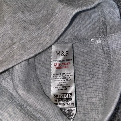 M&S Baby Leggings Unisex 0-3 Months 3-pack Bundle - Picture 2 of 2