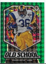 Jerome Bettis OLD SCHOOL GREEN MOSAIC SP 2020 Panini Mosaic Rams Steelers #OS20