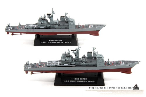 1/1250 US Navy USS Vincent CG-49 Ship Model - Picture 18 of 19