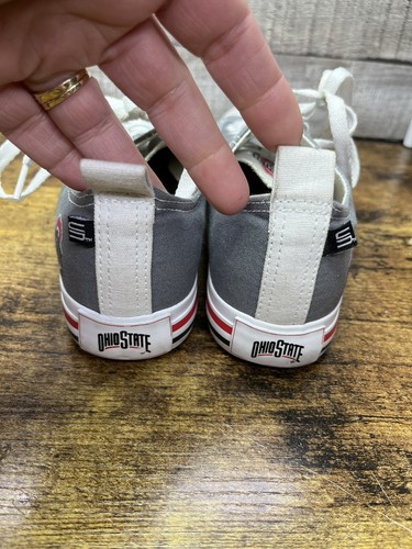 Ohio State Buckeyes Low Top canvas Sneaker Woman’s 7 Skicks - Picture 8 of 11