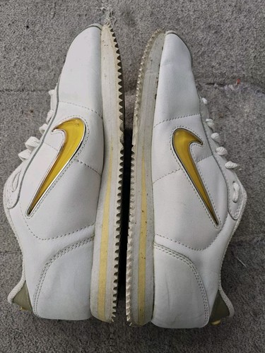 Nike Vintage 2003 Rare Cortez 72 Jewel Swoosh White Yellow Sz 8.5 304742-171 - Picture 6 of 12