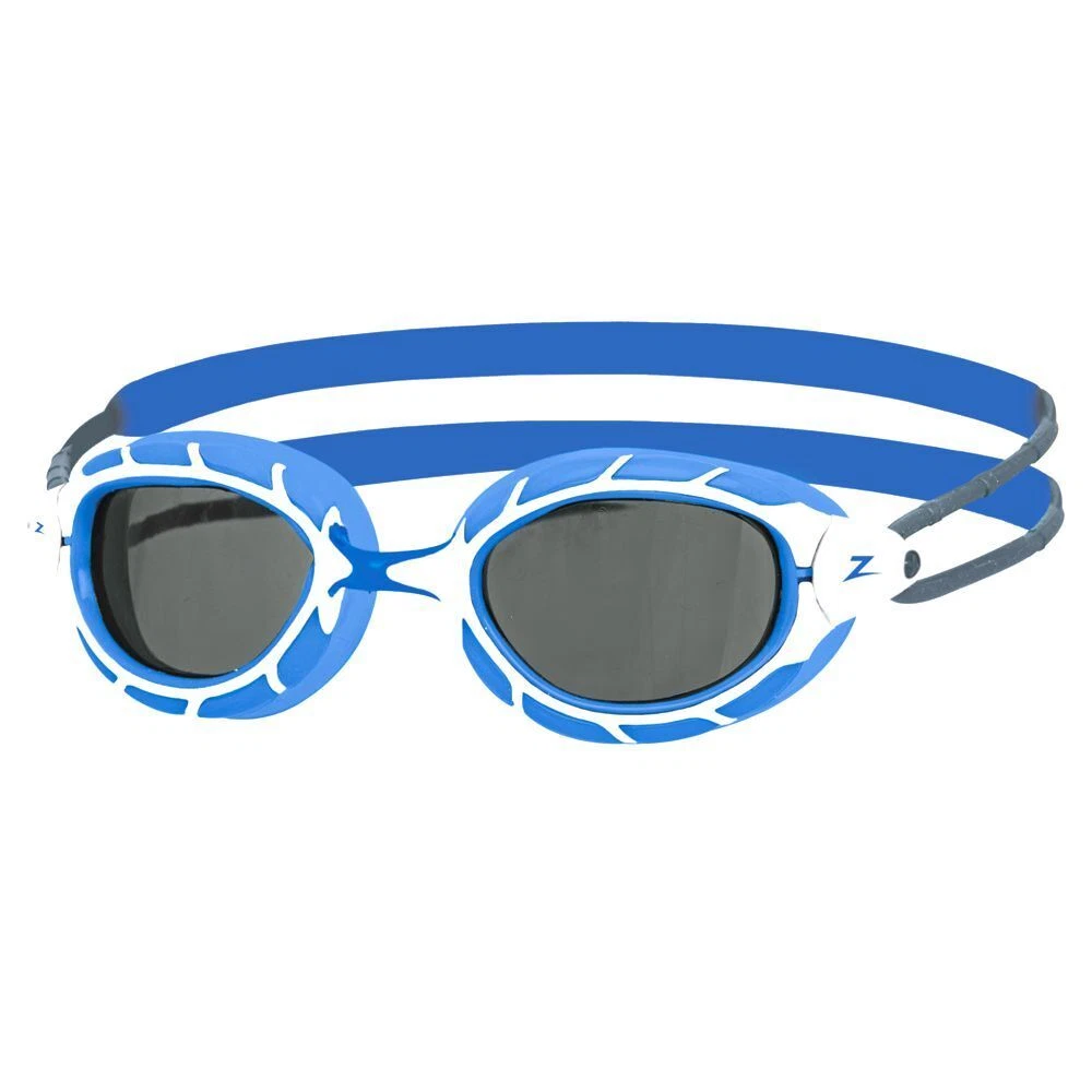 Zoggs Predator Swimming Goggles - Blue/White Smoke Lens, Swimming Goggles