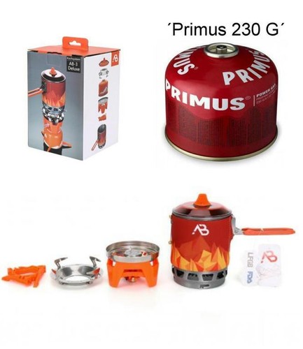 All-in-One Outdoor Gaskocher AB-3 Deluxe – Mobiles Kochsystem - Bild 4 von 4