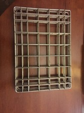 Restaurant Supplies Used HALF SIZE PAN WIRE RACK INSERTS 10" long x 7" wide Qt25