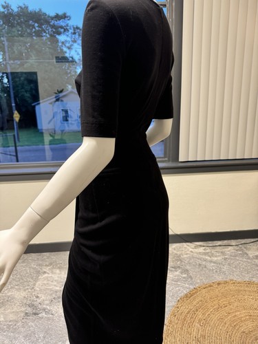 Vintage 80s Ronnie Rosado Black Dress Size 4 - Picture 7 of 11