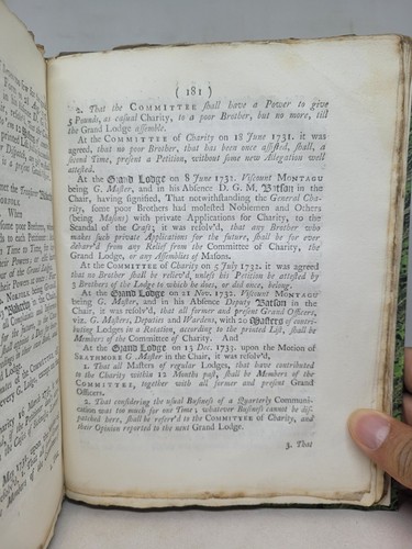 History and Constitutions of Freemasonry 1746 ~ Extremely Rare ~ Occult - Picture 8 of 12
