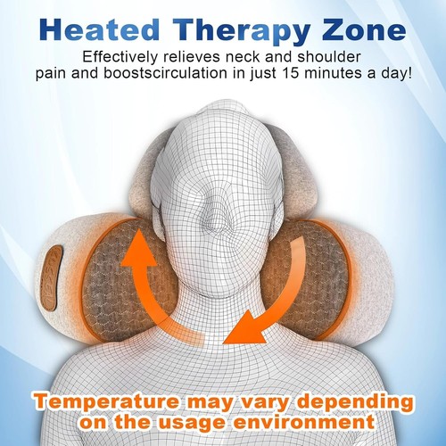 Callixe Thera Kissen Massage Nackenhöcker, TheraPillow Zugmassagegerät mit Wärme - Bild 6 von 9