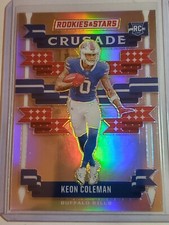 2024 Rookies & Stars Keon Coleman Crusade Silver Prizm RC Bills