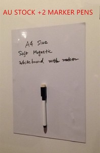 a4 magnetic fridge soft whiteboard marker message board home office