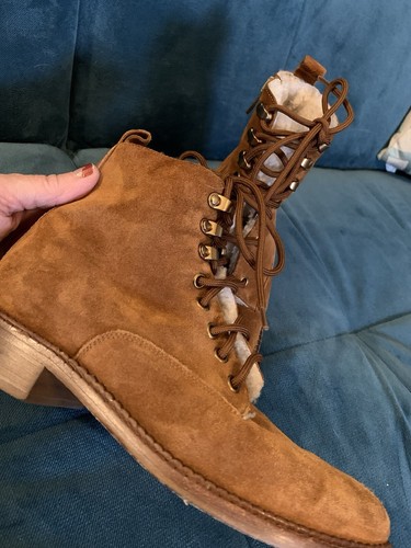 VINCE Cabria Gamuza Piel de oveja Con cordones Senderista Botines Zapatos 36 6 $450 - Imagen 8 de 8